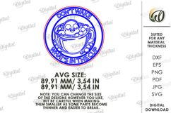 Funny Coaster Laser Cut. Funny Quote. Kitchen Decor SVG Product Image 2