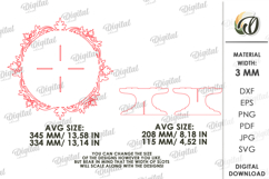 3D Wooden cake stand Laser Cut. Cake holder SVG Product Image 2