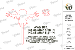 Halloween Cake Topper Laser Cut. Scarecrow SVG Product Image 2