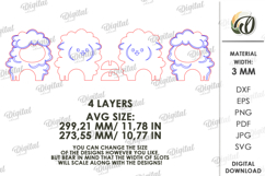 Easter Kids Croquet Hoop Laser Cut. Kids Game SVG Product Image 2