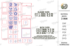 Educational Kids Game Laser Cut. Montessori Game SVG Product Image 3