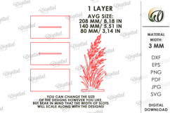 Flower Stand Laser Cut. Home Decor. Stand Decor SVG Product Image 2