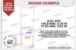 Love Message Note Holder Laser Cut. Love Sign SVG Product Image 2