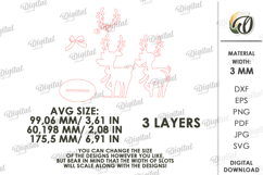 Christmas Stand Decor Laser Cut. Christmas Decor SVG Product Image 2