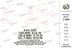 Wooden Animal Key Holder Laser Cut. Ducks SVG Product Image 2