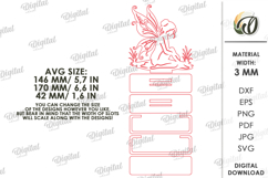 Fairy Light Stand Laser Cut. Lightbox. Led Light Lamp SVG Product Image 2