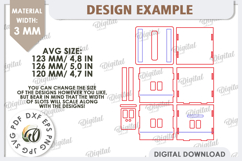 Tissue Box Laser Cut. 3D House Tissue Holder SVG Product Image 2