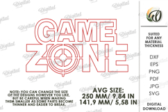 Gamer Wall Sign Laser Cut. Wall decor SVG Product Image 2