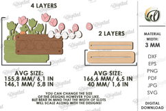 3D Easter Stand Laser Cut. Easter Stand Decor SVG Product Image 2