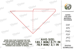 Decorative Corner Bookmark. Corner Bookmark Template SVG Product Image 2