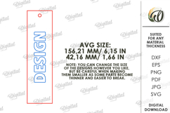 Wooden Teacher Bookmark Laser Cut. Gift for Teacher SVG Product Image 2