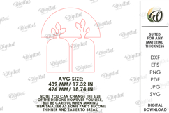 Cutting Board With Holder Laser Cut. Chopping Board SVG Product Image 2