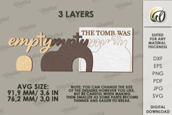 Christian Tiered Tray Decor Bundle Lasercut. Religious Decor Product Image 7