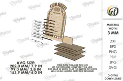 Business Sign Laser Cut. Standing Decor. Menu Board SVG Product Image 2