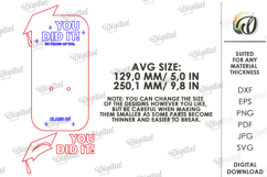 3D Gift Flower Holder Laser Cut. Bouquet Holder Card SVG Product Image 2