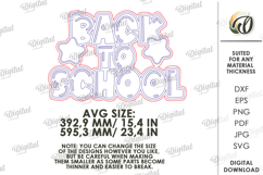 School Photo Zone Laser Cut. School Photo Booth Prop SVG Product Image 2