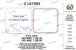 3D Pet Charcuterie Board Laser Cut. Pet Treat Plate SVG Product Image 2