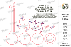 3D Pinwheel Laser Cut. Garden decor SVG. Wind spinner Product Image 2