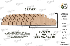 Multi Cord Holder Laser Cut. Wooden Cord Organizer SVG Product Image 2