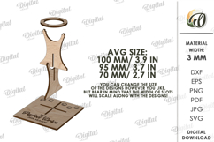 3D Sport Trophy Display Laser Cut. Display Stand SVG Product Image 2