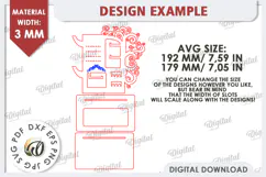 Jewelry Organizer Laser Cut. 3D Jewelry Stand SVG Product Image 2