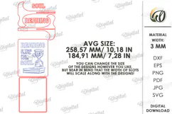 Wooden Bookshelf Sign Laser Cut. Stand Decor SVG Product Image 2