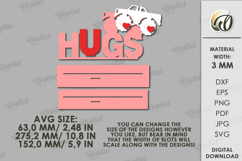 Valentine’s Day Word Stand Laser Cut. Stand Decor SVG Product Image 2