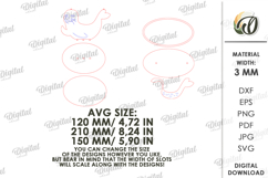 Wooden Animal Key Holder Laser Cut. Seal SVG Product Image 2