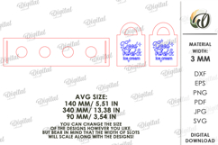 Ice Cream Cone Holder Laser Cut. Ice Cream Stand SVG Product Image 3