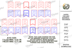 Gender Party Banner Laser cut. Wall decor SVG Product Image 2