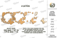 Summer Wreath Laser Cut. Summer Decor SVG Product Image 2