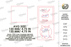 Monster decor Laser Cut. Cute Monster Wall Decor SVG Product Image 2