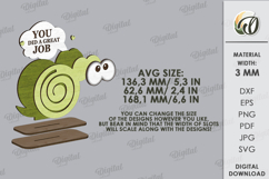 Funny Animal Stand Laser Cut. Stand Decor. Snail SVG Product Image 2