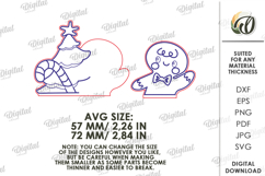 Christmas Outlet Decor Laser Cut. Light Switch Decor SVG Product Image 2