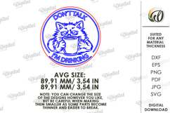 Funny Coaster Laser Cut. Funny Quote. Drink Coaster SVG Product Image 2