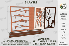 Jewelry Stand Laser Cut. Jewelry Organizer SVG Product Image 2