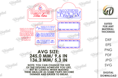 3D Camping Arrow Sign Laser Cut. Directional Sign SVG Product Image 2