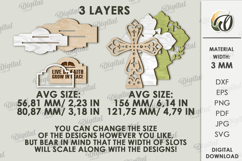 Christian Stand Decor Bundle Laser Cut. Christian Decoration Product Image 7