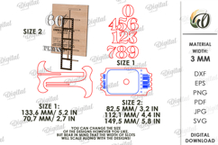 Guest Book Alternative Lasercut.Birthday Sign With Stand SVG Product Image 3