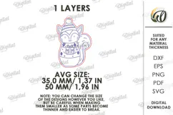 Christmas Animal Clothespin Magnets Laser Cut. Christmas SVG Product Image 3