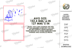 3D Wedding guest fingerprint sign Laser Cut Product Image 2