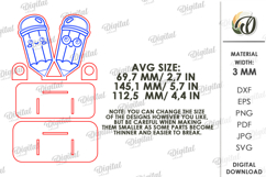 End of School Year Money Holder Laser Cut. Money Stand SVG Product Image 2