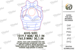 Easter Photo Booth Prop Laser cut. Easter SVG Product Image 2