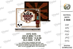 3D Home Cinema Sign Laser Cut. Wall Decor SVG Product Image 3