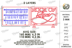 3D Religious Stand Decor Laser Cut. Standing Decor SVG Product Image 2
