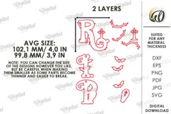 Halloween Wall Decor Laser Cut. Halloween Decor SVG Product Image 2