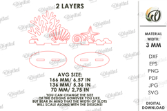 3D Summer Stand Laser Cut. Summer Standing Decor SVG Product Image 2