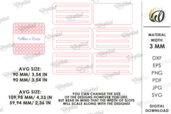 Kitchen Coaster Laser Cut. Drink Coaster With Holder SVG Product Image 2