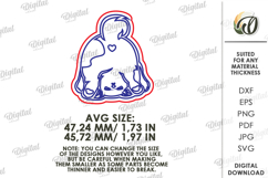 Funny Wooden Magnet Laser Cut. Fridge Magnet SVG Product Image 2