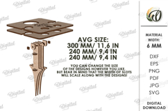 Portable Outdoor Table Laser Cut. Outdoor Wine Table SVG Product Image 2